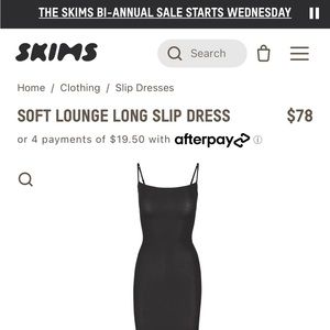 Skims black dress THE dress 😉